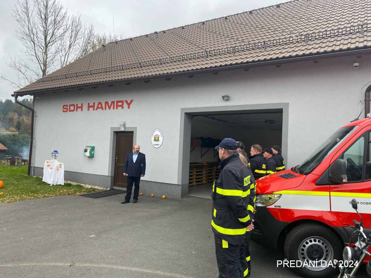 Předání dopravního automobilu