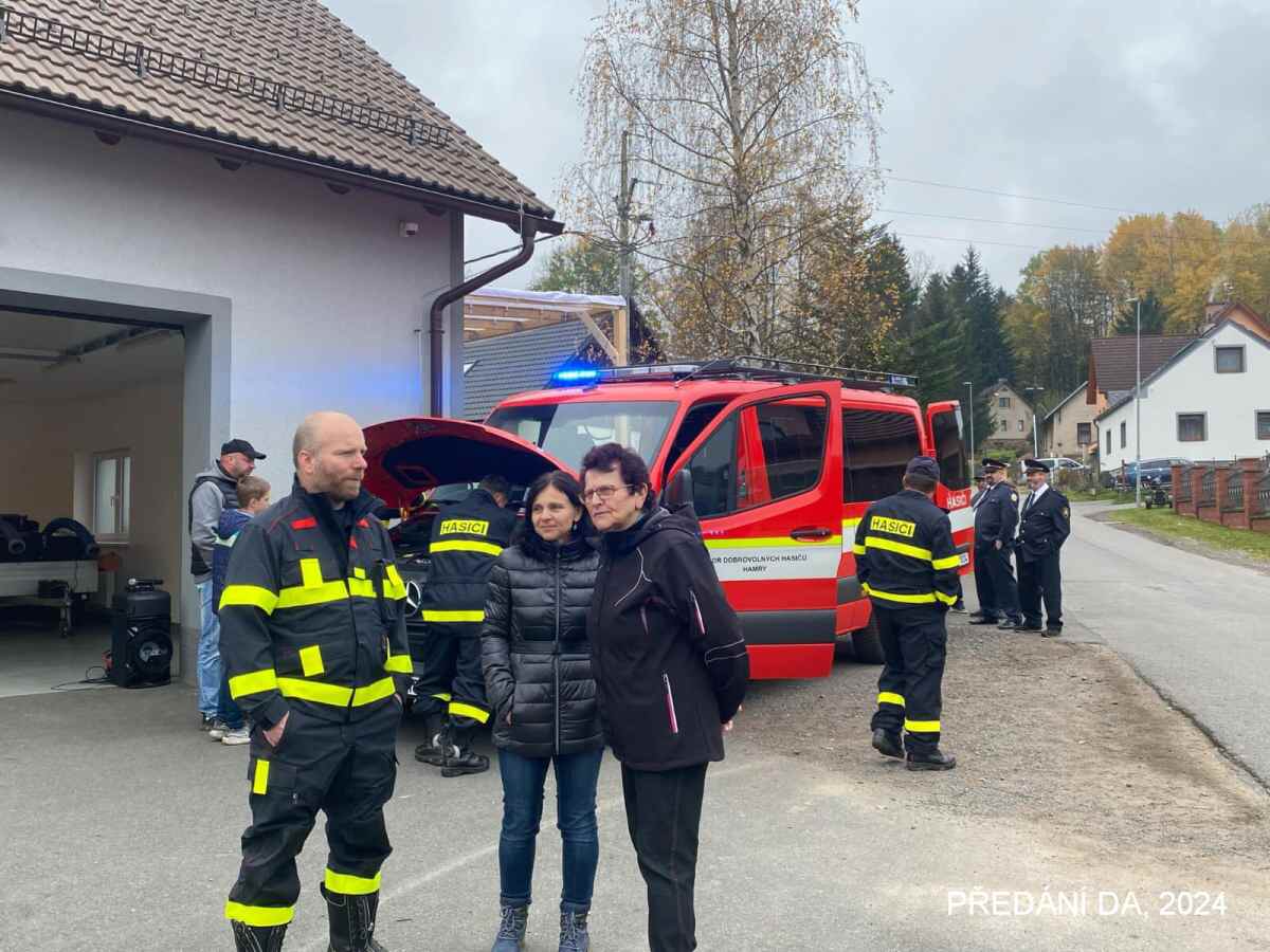 Předání dopravního automobilu